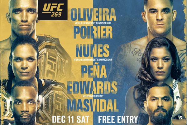 Charles Oliveira vs Dustin Poirier Sweetwater Chicago