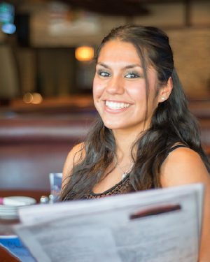 A Sweetwater Tavern and Grille employee