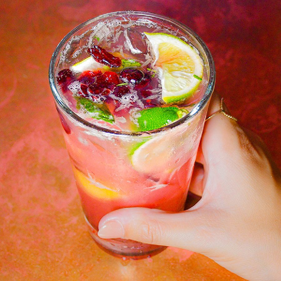 Cranberry Mojito