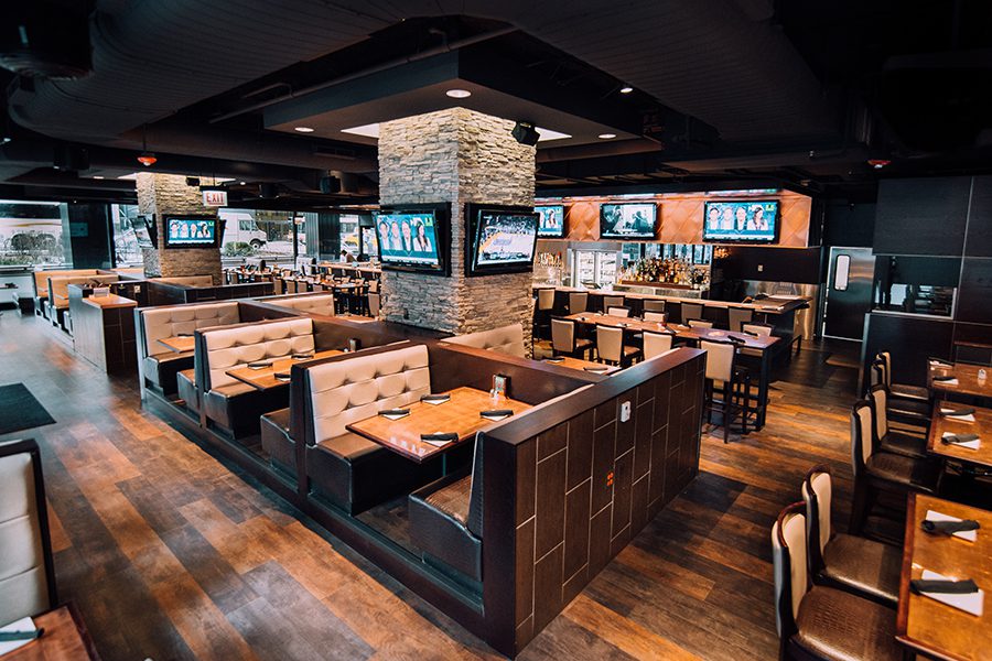 The main dining corner at Sweetwater